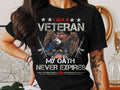 Veteran Eagle T Shirt Patriotic Tee Military Gift Oath Never Expires Shirt USA Flag Eagle Shirt American Pride T Shirt Graphic Tee – Aesthetic Look · Top Pick For Any Outfit