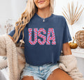 USA Checkered T Shirt Graphic Tee – Premium Graphic · Perfect For Daily Wear
