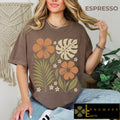 Boho Flower T shirt Tropical Floral Shirt 1717 T shirt Unisex Adult Tees Botanical Graphic Tee Retro Island T Shirt Graphic Tee – Aesthetic Look · High-Quality Print