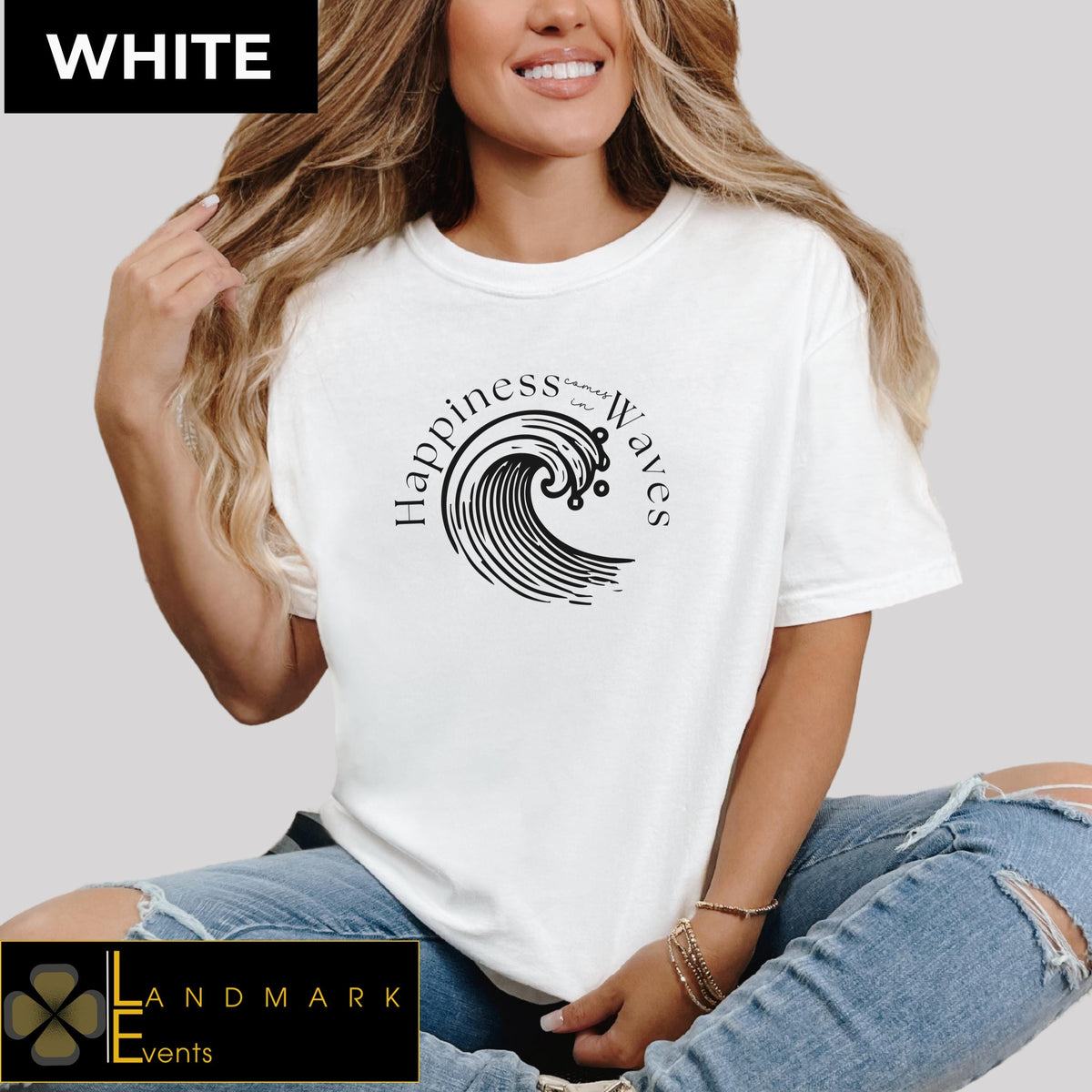 Happiness Comes in Waves Shirt Beach Vibes Shirt Wave Lover Shirt Summer Shirt Ocean T Shirt Summer Vacation Tee Summer Trip Shirt Graphic Tee – Everyday Comfort · Top Pick For Any Outfit