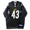 Pittsburgh Steelers Superbowl Jersey 2XL Reebok Troy Polamalu Black Nfl Jersey – Bold Style · Great Gift For Fans