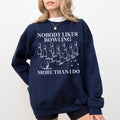 Cute Bowling Lover Sweatshirt for Dad Who Loves Bowling Sister on Bowling Team Funny Saying Vintage Aesthetic Bowling Cute Birthday Gift Sweatshirt – Bold Style · Top Pick For Any Outfit