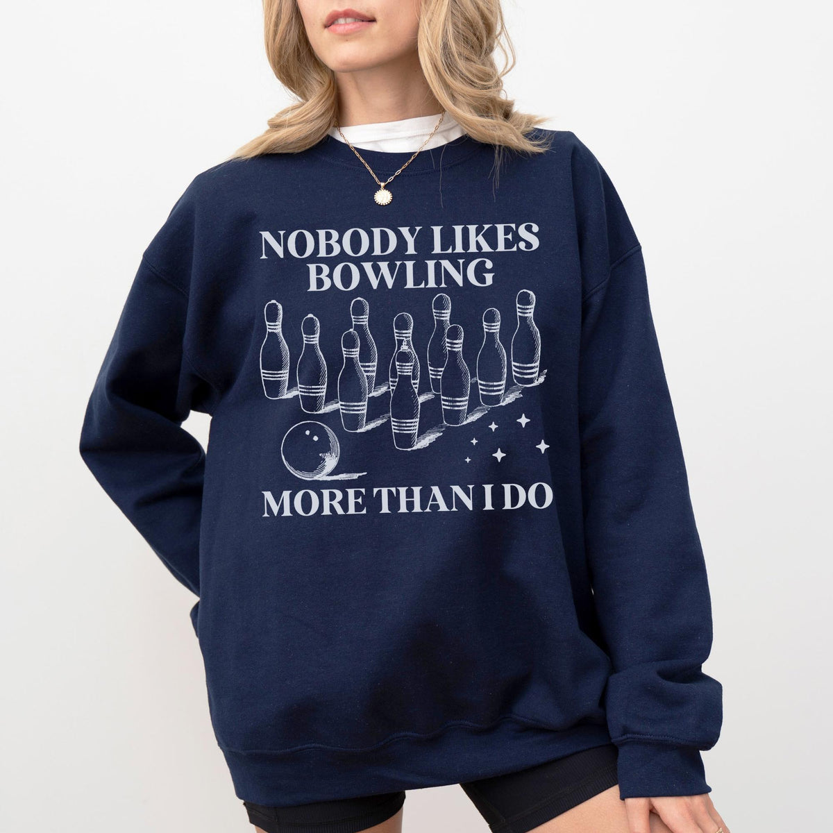 Cute Bowling Lover Sweatshirt for Dad Who Loves Bowling Sister on Bowling Team Funny Saying Vintage Aesthetic Bowling Cute Birthday Gift Sweatshirt – Bold Style · Top Pick For Any Outfit
