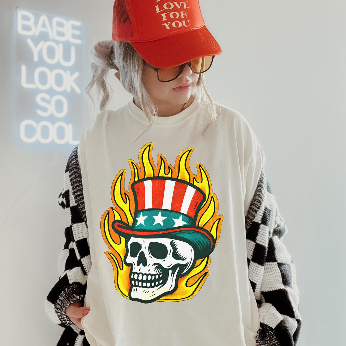 Western July 4th Tee Skull Tshirt Vintage Tee Vintage Tshirt Western Tshirt Country Concert Shirt Music Festival Shirt Graphic Tee – Fan Favorite · Must-Have Style