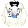 Vintage Kittens Sweatshirt Henley Size Medium White Cristin Stevens Made In Usa Sweatshirt – Easygoing Wear · Trending Graphic Apparel