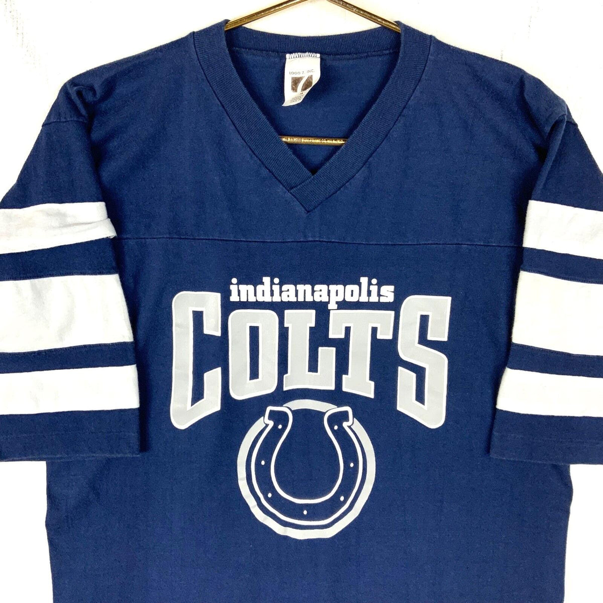 Vintage Indianapolis Colts Logo 7 Tshirt Medium Blue Made Usa Nfl Football 80s Graphic Tee – Premium Graphic · Must-Have Style