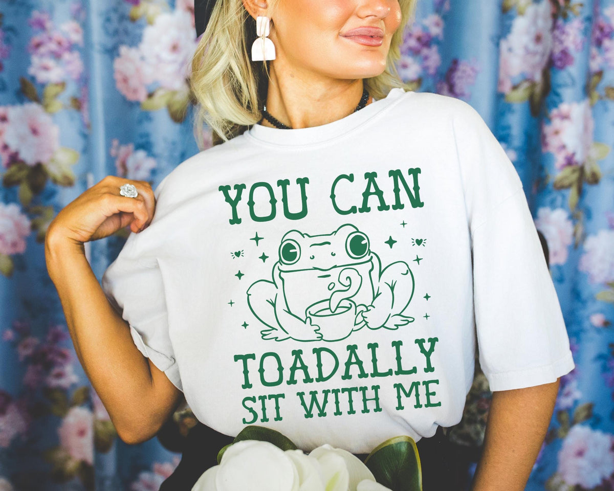 Funny Frog Lover Tee with Positive Affirmation Cute Animal Lover TShirt for Coffee Lover Nostalgic 90s or Early 2000s Aesthetic Frog Tee Graphic Tee – Fan Favorite · Perfect For Daily Wear