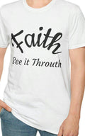 Faith See It Through T Shirt Christian Tee Inspirational Shirt Religious Top Motivational Apparel Graphic Tee – Easygoing Wear · Top Pick For Any Outfit