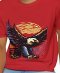 Patriotic Eagle Unisex T Shirt Nature Lover Gift Wildlife Apparel Outdoor Adventure Tee Patriotic Fashion Majestic eagle 4th of July Graphic Tee – Cozy Vibes · Top Pick For Any Outfit