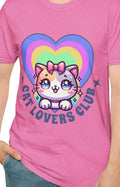 Cat Lovers Club Retro Rainbow T Shirt Vintage Cat Tee Rainbow Cat Shirt Unisex Graphic Tee Cat Lover Gift Graphic Tee – Everyday Comfort · Great Gift For Fans