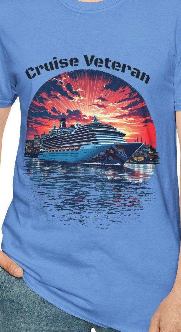 Cruise Veteran Unisex Softstyle T Shirt Nautical Gift Gift for Travelers Sailing Enthusiast Tee Cruise Memories Vacation Shirt Graphic Tee – Aesthetic Look · Must-Have Style