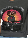 American Muscle Car T Shirt Classic Car Tee Retro Automotive Gift Car Enthusiast Gift for Him classic American muscle car Graphic Tee – Premium Graphic · Great Gift For Fans