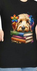 Pride Dog Book Lover T Shirt Reading Tee LGBTQ Dog Shirt Rainbow Literature Gift Queer Bibliophile Top Graphic Tee – Soft Feel · Great Gift For Fans