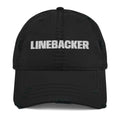 Linebacker hat Football hat Gift for Him Distressed Dad Hat Graphic Tee – Feel-Good Design · Must-Have Style