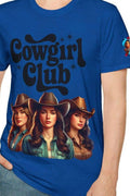 Cowgirl Club T Shirt Western Rodeo Tee Ranch Apparel Country girl Style tee Cowgirl Gift Country girl shirt Gift for Her Graphic Tee – Easygoing Wear · Perfect For Daily Wear