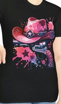 Western Themed Unisex T Shirt Cowboy Gun Art Tee Western Fashion Casual Wear Gift for Rodeo Lovers Graphic Tee – Everyday Comfort · Must-Have Style