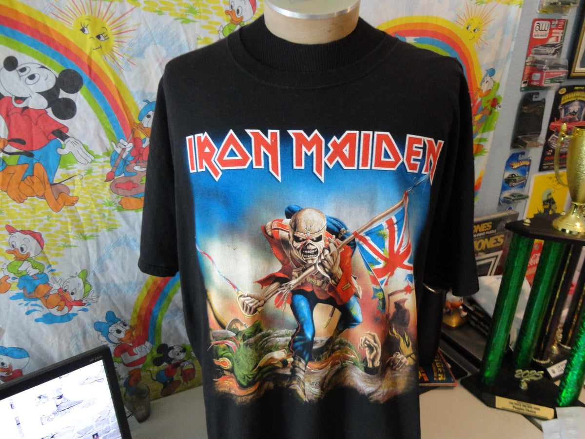Iron Maiden The Trooper Heavy Metal Concert Tour T Shirt Size 2XL Graphic Tee – Cozy Vibes · Trending Graphic Apparel