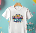 Birthday Crew T Shirt Colorful Girls Birthday Top Matching Tshirts Birthday Gift Idea Kids Birthday Squad Teenager Birthday Gift 1297 Graphic Tee – Aesthetic Look · Must-Have Style
