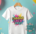 Caravan Crew 2025 T Shirt Matching Vacation Tshirts Holiday Top Family Trip Matching Tshirts Kids Holiday Outfit Summer Tee 1308 Graphic Tee – Warm & Stylish · High-Quality Print