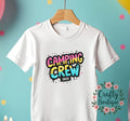 Camping Crew 2025 T Shirt Matching Camper Tshirts Holiday Top Family Trip Matching Tshirts Kids Holiday Outfit Summer Tee 1314 Graphic Tee – Everyday Comfort · Must-Have Style