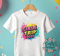 Girls Trip 2025 T Shirt Matching Girls Tshirts Holiday Top Family Trip Matching Tshirts Kids Holiday Outfit Summer Tee 1311 Graphic Tee – Warm & Stylish · Must-Have Style