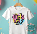 Girls Trip 2025 T Shirt Matching Girls Tshirts Holiday Top Family Trip Matching Tshirts Kids Holiday Outfit Summer Tee 1315 Graphic Tee – Feel-Good Design · Must-Have Style