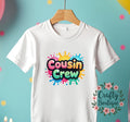 Cousin Crew Tshirt Fun Cousin Tees Matching T Shirts Cool Cousin Crew Family Event Tshirt Holiday Top Family Vacation Tee 1293 Graphic Tee – Warm & Stylish · High-Quality Print