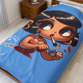 Boop Betty 420 Friendly Blanket Comforter Cannabis Lover Gift Cozy Throw Blanket Weed Leaf Bedding Stoner Home Velveteen Plush Blanke Graphic Tee – Bold Style · Must-Have Style