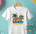 Florida Crew 2025 T Shirt Matching Vacation Tshirts Holiday Top Family Trip Matching Tshirts Kids Holiday Outfit Summer Tee 1374 Graphic Tee – Warm & Stylish · Must-Have Style