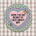 Cute Art History Sticker for Humanities Teacher or Professor High School Art Teacher Appreciation Gift Present for Painter Ceramic Artist Graphic Tee – Feel-Good Design · Trending Graphic Apparel