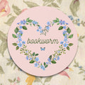 Floral Bookworm Sticker for Book Lover Friend Who Loves Books Romance Reader Sticker with Butterfly Cute 90s Aesthetic Bookish Present Graphic Tee – Feel-Good Design · Great Gift For Fans