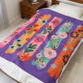 Floral Coquette Plush Blanket Coquette flower Blanket Floral Throw Soft Bedspread Bedroom Decor Home Accent Graphic Tee – Fan Favorite · High-Quality Print