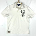 Vintage Polo By Ralph Lauren Polo Collar Shirt Medium White Boxing Eagle 10 Graphic Tee – Easygoing Wear · Must-Have Style