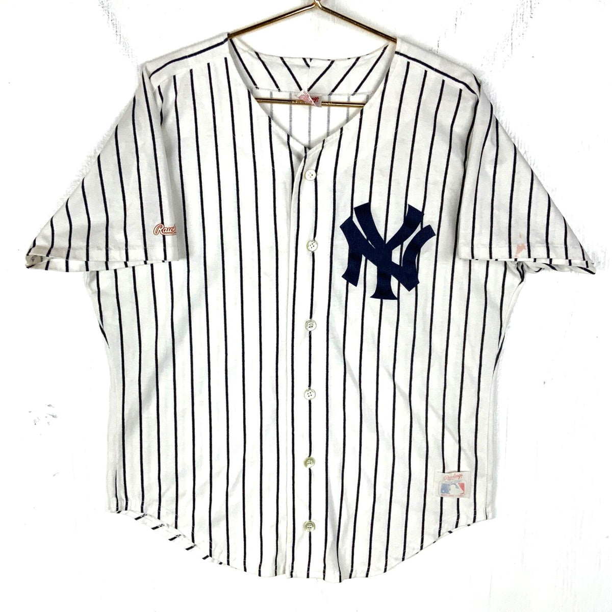 Vintage New York Yankees Rawlings Jersey Large White Made Usa Mlb Baseball 1980s Jersey – Feel-Good Design · Great Gift For Fans