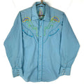 Vintage Levis 1970s Pearl Snap Western Shirt Large Blue Made In Usa Embroidered Graphic Tee – Everyday Comfort · Great Gift For Fans