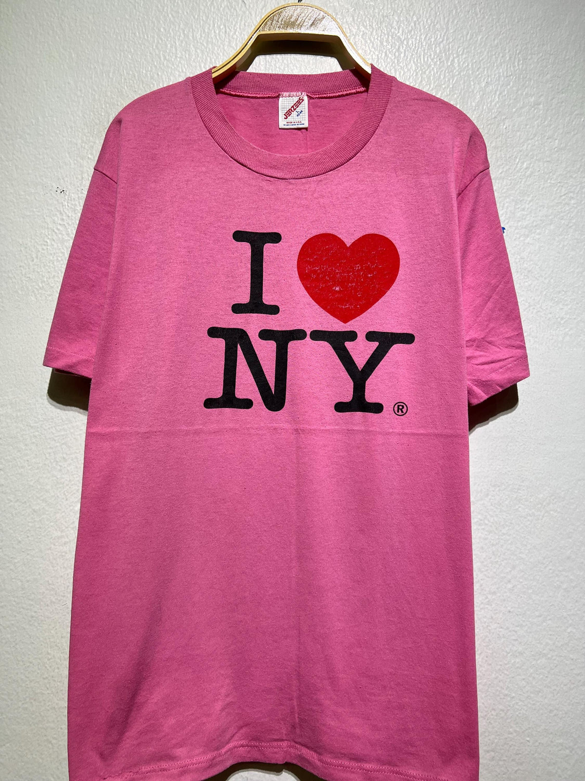 Vintage 80s I Love NY Pink Tourist Souvenir T Shirt Size L Vintage City Travel Tee Classic Iconic Graphic Collectible Gift Graphic Tee – Aesthetic Look · Trending Graphic Apparel