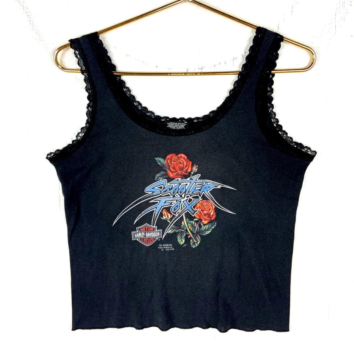 Vintage Harley Davidson 3D Emblem Tank Top Women39s Large 1991 Black 90s Usa Tank Top – Everyday Comfort · Perfect For Daily Wear