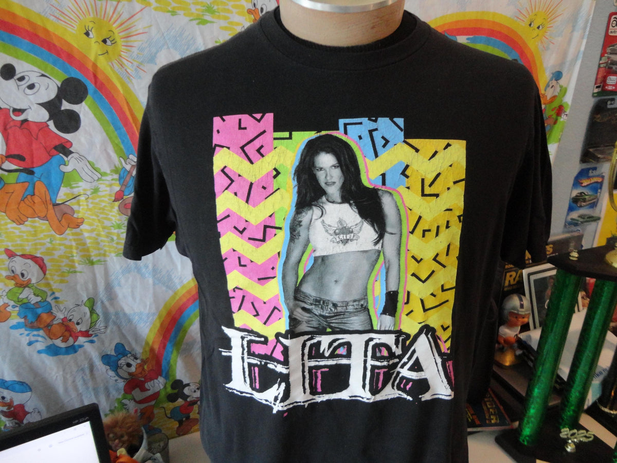 WWE LITA Divas Wrestling TShirt Size L Graphic Tee – Warm & Stylish · High-Quality Print