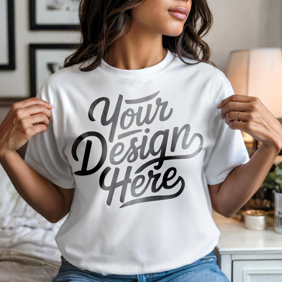 White Bella Canvas 3001 Mockup Black Model T shirt Mockup 3001 Bella Canvas White T Shirt Mockup Bella Canvas T Shirt White Shirt Mockup Graphic Tee – Cozy Vibes · Trending Graphic Apparel