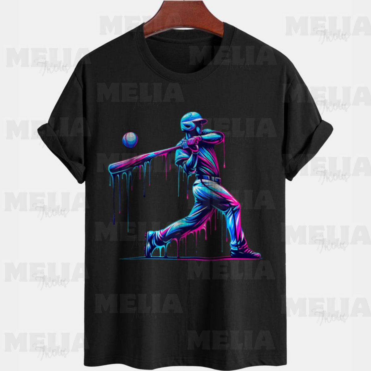 Baseball Player Drip T shirt PNG Design Sublimation Printable for Shirts Mugs Stickers Ice Cream Theme Graphic Digital Download File Graphic Tee – Cozy Vibes · Great Gift For Fans