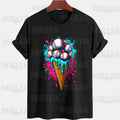 Baseball Ice Cream Cone PNG Design for T Shirt Sublimation Fun Graphic Tee PNG for Sports Lovers Instant Download Digital Design Graphic Tee – Soft Feel · High-Quality Print
