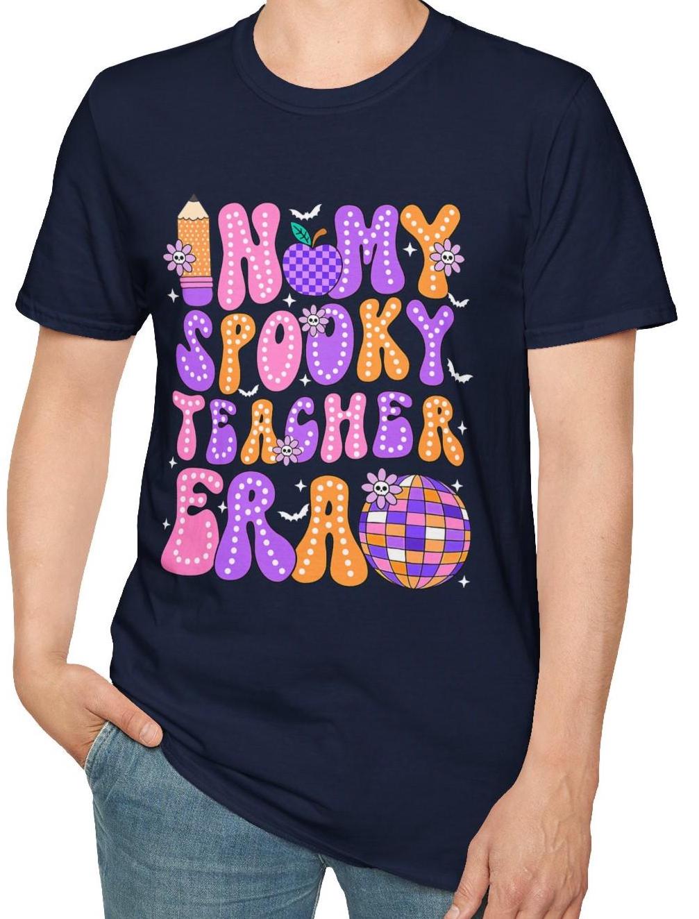 Spooky Teacher T Shirt Fun Halloween Tee Teacher Appreciation Gift Back to School Shirt Unisex Graphic Tee Graphic Tee – Cozy Vibes · Must-Have Style