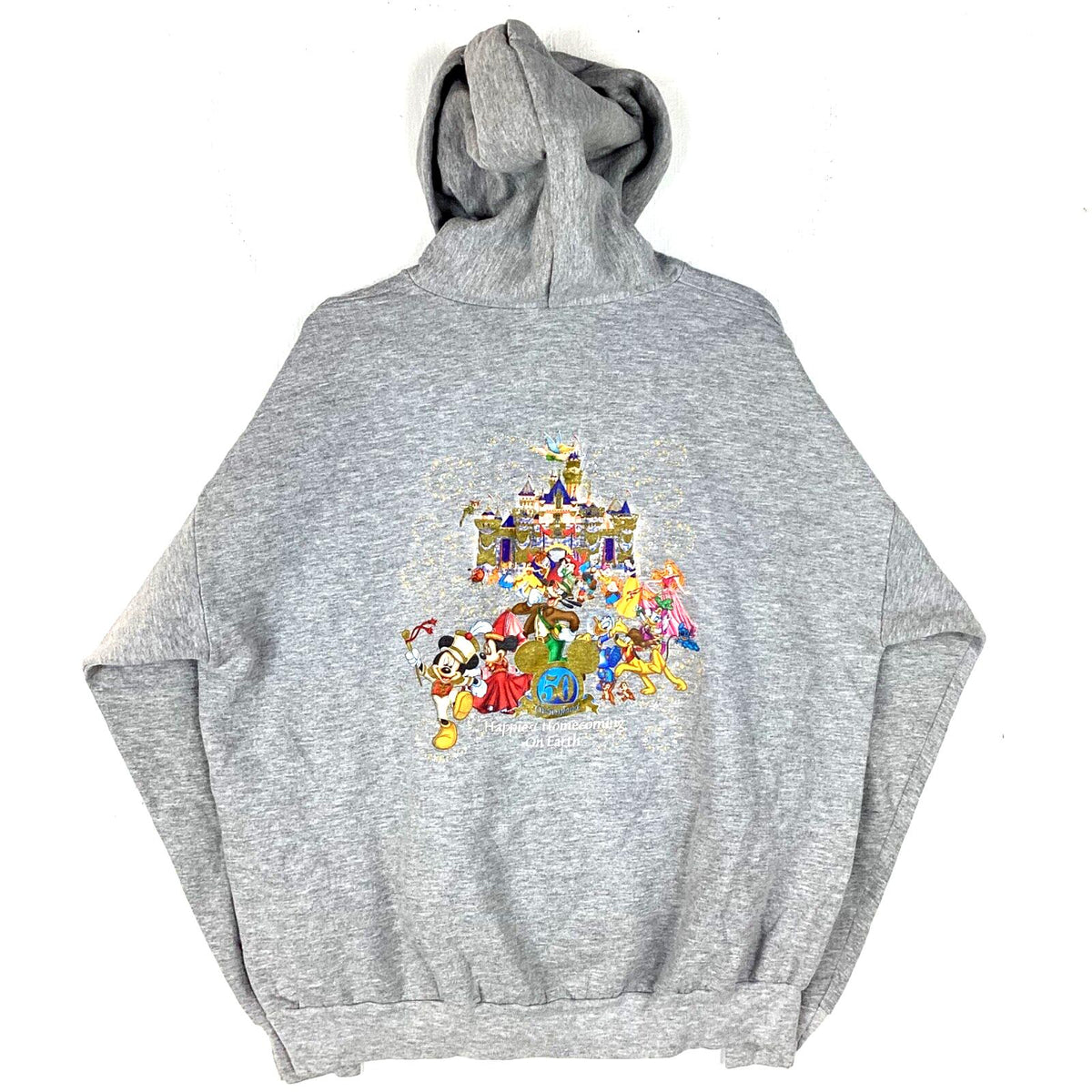 Vintage Disneyland 50th Anniversary Sweatshirt Hoodie Size 2XL Gray Hoodie – Warm & Stylish · High-Quality Print