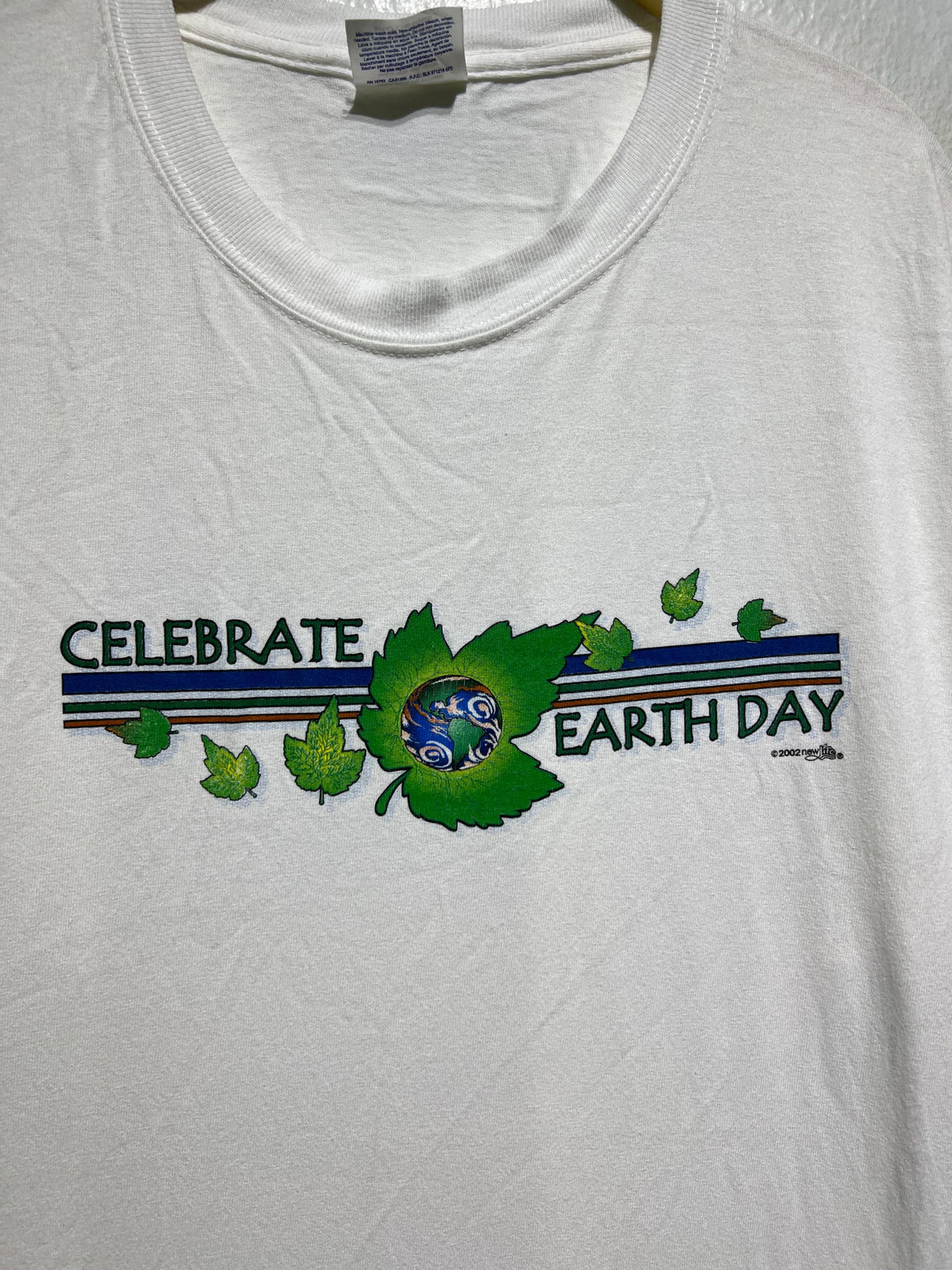 Vintage 2000 Celebrate Earth Day T Shirt Eco Awareness Green Leaf Design Size L Graphic Tee – Cozy Vibes · Must-Have Style
