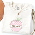 Second Grade Teacher Tee Shirt with Cute Disco Groovy Vibe Second Grade Crew Matching Teacher Shirt with Apple Teaching Assistant TShirt Graphic Tee – Cozy Vibes · Top Pick For Any Outfit