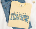 Floral Science Teacher Shirt Daisy Science Teacher Gift Science T Shirt Stem Teacher Shirt Women Science Teacher TShirt Graphic Tee – Aesthetic Look · Trending Graphic Apparel