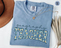 Geography Teacher Shirt Daisy Geography Teacher Shirt Gift Floral Geography T Shirt For Teacher Team Back To School Graphic Tee – Easygoing Wear · Top Pick For Any Outfit