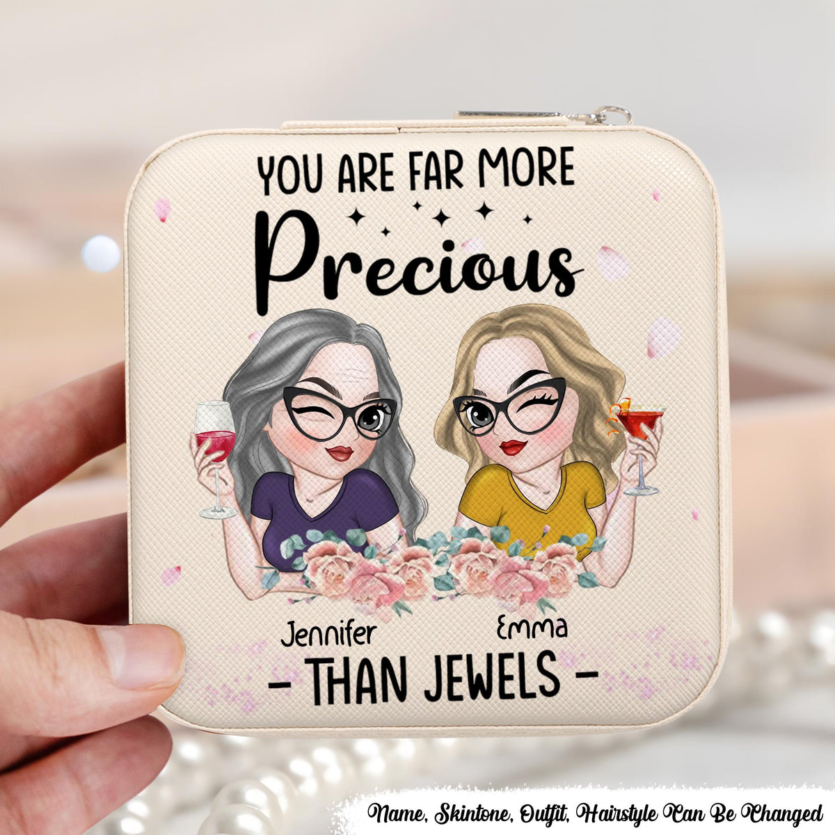 You Are Precious More Than Jewels Personalized Custom Jewelry Box Christian Gift Friendship Gift Birthday Gift For HerGift For Daughter Graphic Tee – Feel-Good Design · Top Pick For Any Outfit