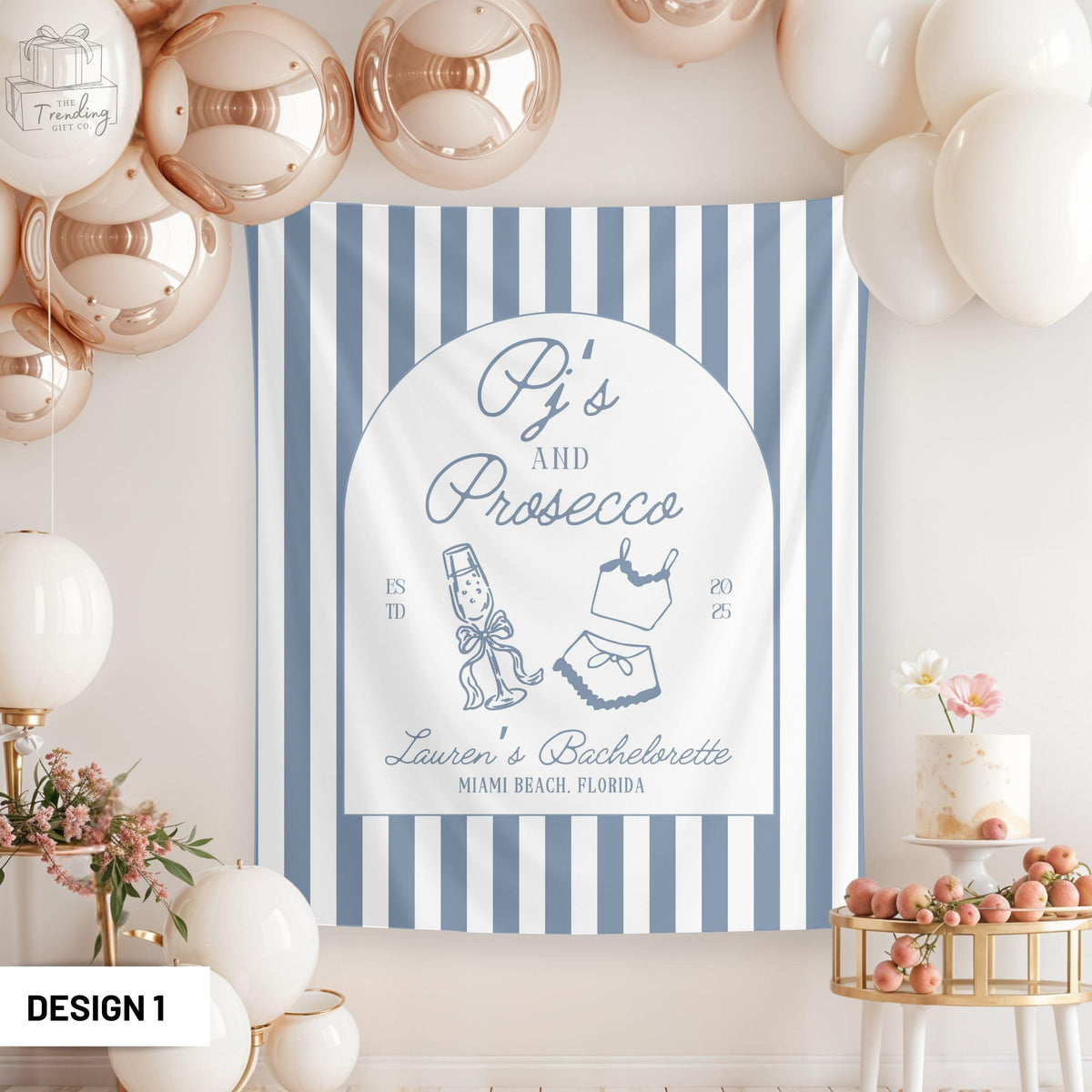Pj39s And Prosecco Bachelorette Banner Party Decor Champagne Slumber Party Photo Backdrop Decoration Custom Bach Tapestry Bridal Shower Sign Graphic Tee – Premium Graphic · Perfect For Daily Wear