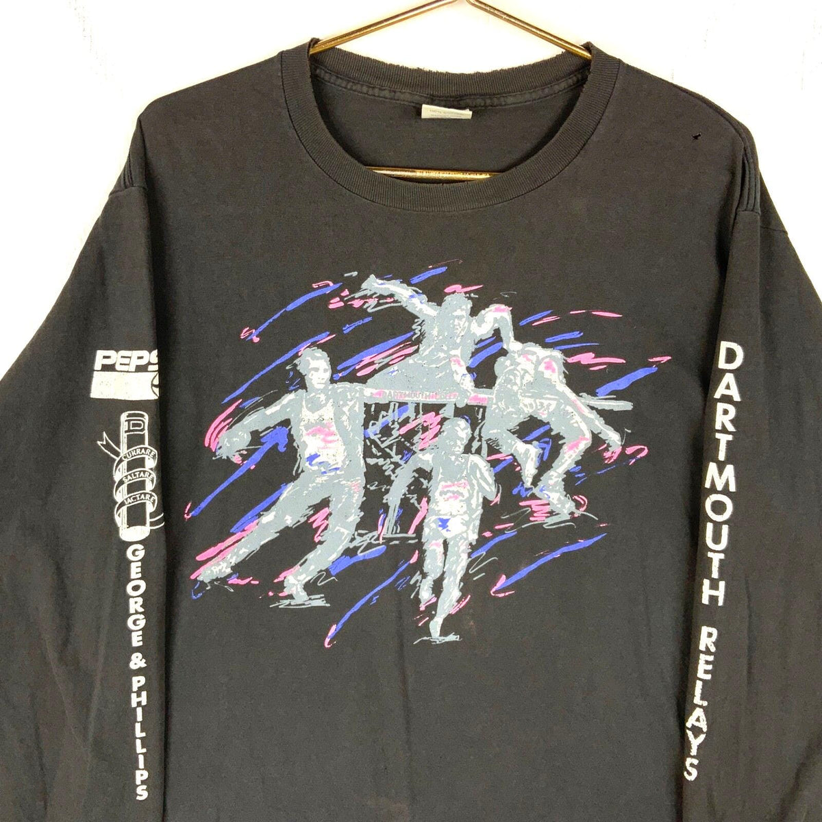 Vintage Nike Dartmouth Relays TShirt XL Long Sleeve Made In Usa Distressed 90s Graphic Tee – Bold Style · Top Pick For Any Outfit
